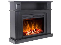 Elektrische Sfeerhaard Lopevi - L99 X D25 X H82,5 Cm - Zwart-FLAMATECH Best