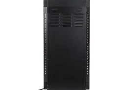 Elektrische Sfeerhaard Vulcano - L41 X D13 X H81 Cm - Zwart-FLAMATECH Discount