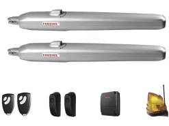 Elektrische Vleugelpoort - Vol Aluminium - L350 X H160 Cm - Antraciet - Zerano-EXPERTLAND Outlet