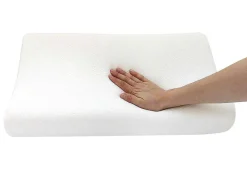 Ergonomisch Hoofdkussen Met Vormgeheugen 50 X 30 Cm Sleepy Van - Wit-DREAMEA New