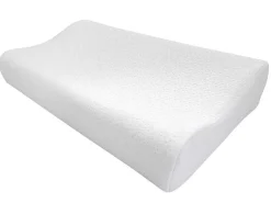 Ergonomisch Hoofdkussen Met Vormgeheugen 50 X 30 Cm Sleepy Van - Wit-DREAMEA New