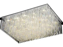 Euphoria Plafondlamp, Chroom, 80X55X30,3 Cm,-EPIKASA Clearance