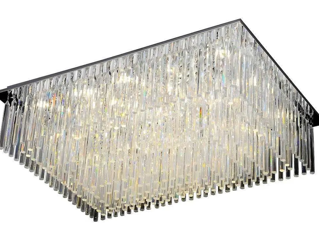 Euphoria Plafondlamp, Chroom, 80X55X30,3 Cm,-EPIKASA Clearance