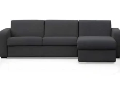 Express Hoekbedbank Flavien - Omkeerbare Hoek - Van Stof - Antraciet-Vente-unique Outlet