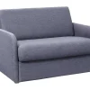 Express-Converteerbare Fauteuil In Stof Nadoa - Bed 100Cm - Lichtgrijs-Vente-unique Clearance