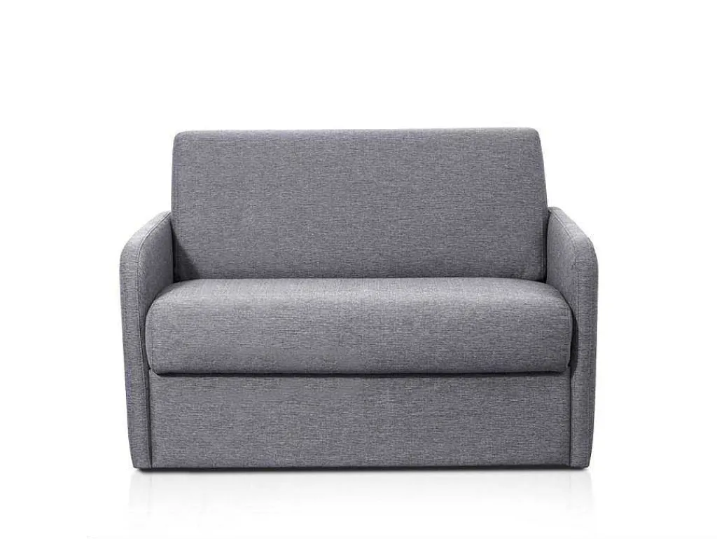 Express-Converteerbare Fauteuil In Stof Nadoa - Bed 100Cm - Lichtgrijs-Vente-unique Clearance