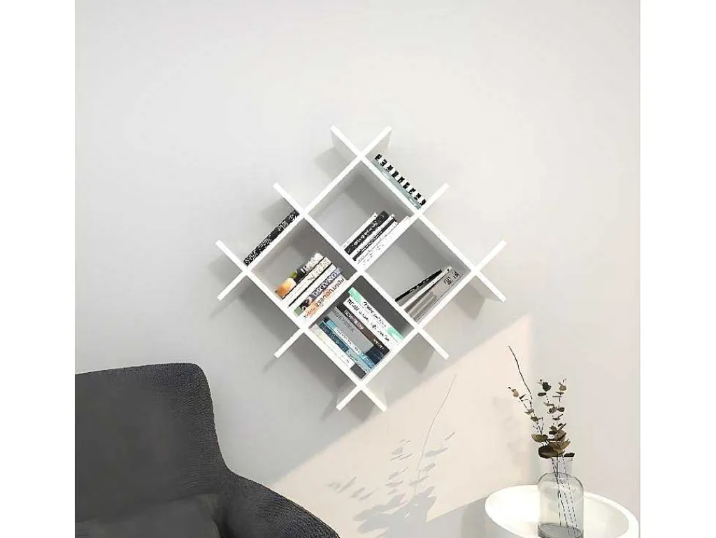 Farley Plank, Wit, 75X27X75 Cm, Epikasa-Homemania Outlet