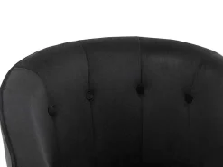 Fauteuil Met Armleuningen Fakart - 100% Polyester - Zwart-Vente-unique