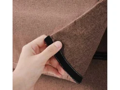 Fauteuil Met Kussen En Verstelbare Rugleuning - Om Te Bouwen Tot Fauteuil - Linnen Stof - Bruin-ModernLuxe New