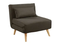 Fauteuil Posio - Bedbank Van Stof - Taupe-Vente-unique New