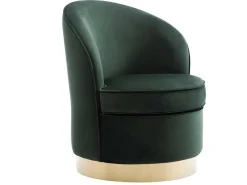 Fauteuil Sanela Van Fluweel - Spargroen-Vente-unique Clearance