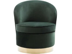 Fauteuil Sanela Van Fluweel - Spargroen-Vente-unique Clearance