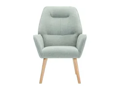 Fauteuil Van Blauwgroene Stof Osimo-Vente-unique Outlet