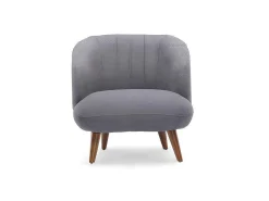 Fauteuil Van Boucle Stof - Antraciet - Janina-PASCAL MORABITO Outlet
