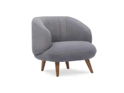 Fauteuil Van Boucle Stof - Antraciet - Janina-PASCAL MORABITO Outlet