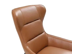 Fauteuil Van Camelkleurig Buffelleder Dinnia-LINEA SOFA Clearance