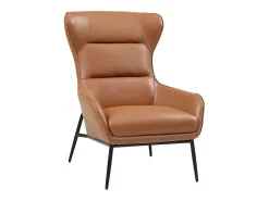 Fauteuil Van Camelkleurig Buffelleder Dinnia-LINEA SOFA Clearance