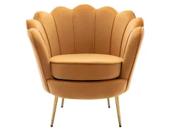 Fauteuil Van Fluweel Dandelion - Mosterdgeel - Van-PASCAL MORABITO Hot