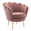 Fauteuil Van Fluweel Dandelion - Roze - Van-PASCAL MORABITO Clearance