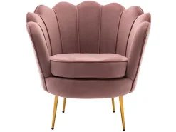 Fauteuil Van Fluweel Dandelion - Roze - Van-PASCAL MORABITO Clearance