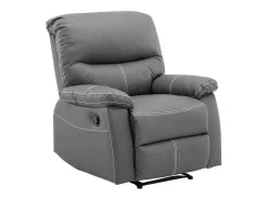 Fauteuil Van Grijze Kunstleer Canby-Vente-unique Discount