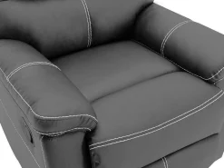 Fauteuil Van Grijze Kunstleer Canby-Vente-unique Discount