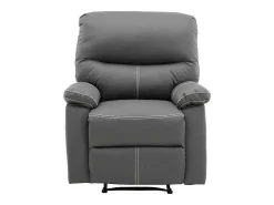 Fauteuil Van Grijze Kunstleer Canby-Vente-unique Discount