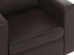 Fauteuil Van Kunstleer Ackley - Bruin-Vente-unique Discount