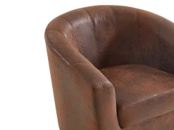 Fauteuil Van Microvezel - Oud Bruin - Cristobal Ii-Vente-unique Outlet
