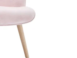 Fauteuil Van Roze Velours Vately-Vente-unique Discount