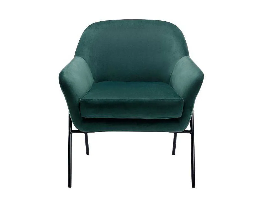 Fauteuil Van Spargroen Velours Cerita-Vente-unique Sale