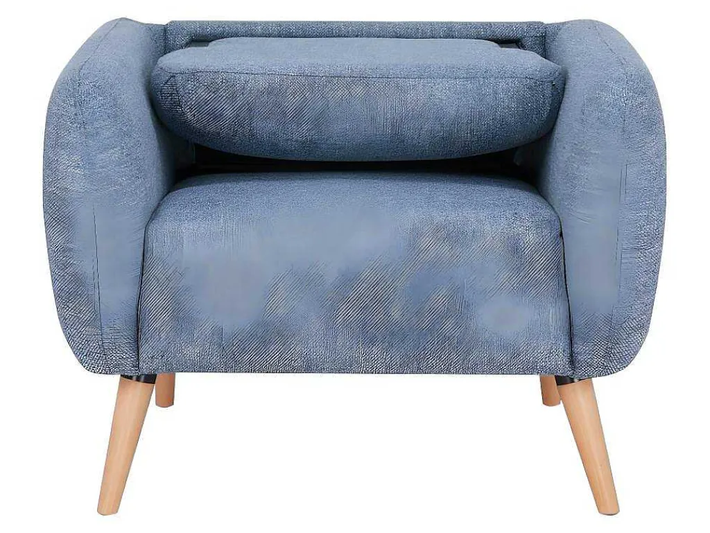 Fauteuil Van Stof Magelan - Lichtblauw-Vente-unique