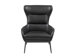 Fauteuil Van Zwart Buffelleder Dinnia-LINEA SOFA Online