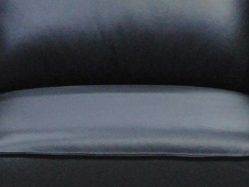 Fauteuil Van Zwart Leer Lecco-Vente-unique Outlet