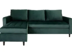 Firenze Chaise Longue Bank Velours, Groen.-House Nordic Clearance
