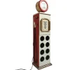 Flessenrek Met Lamp 8 Flessen - H.112 Cm - Wit - Pomp Links - Drive-In-OZAIA Hot