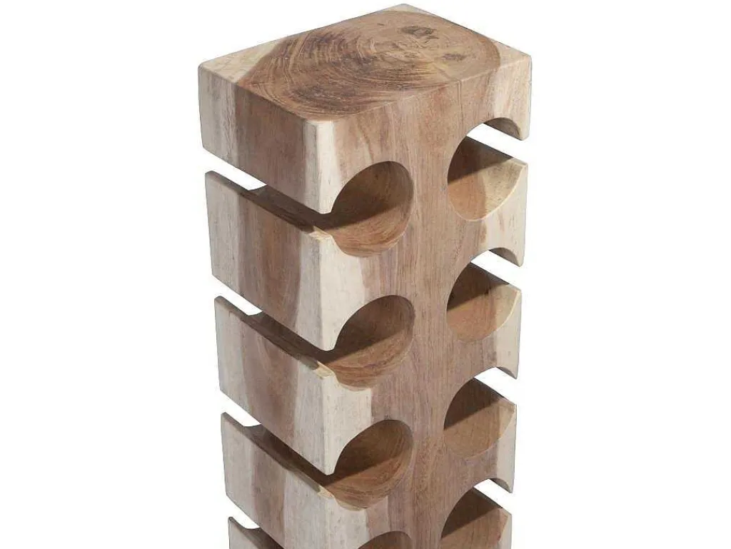 Flessenrek Van Suarhout - 10 Flessen - B19 X D27 X H70 Cm - Naturel - Cagayan-OZAIA Hot