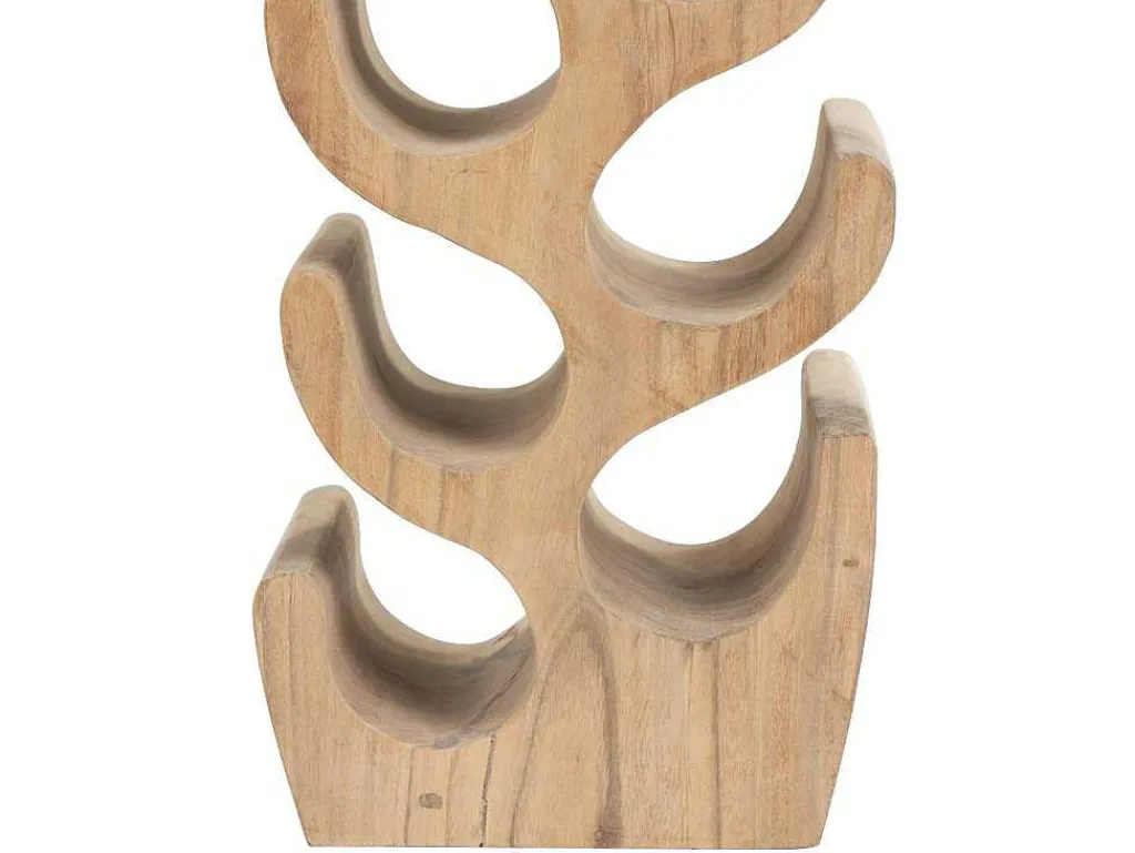 Flessenrek Van Suarhout - 12 Flessen - B28 X D19 X H100 Cm - Naturel - Guimaras-OZAIA Best