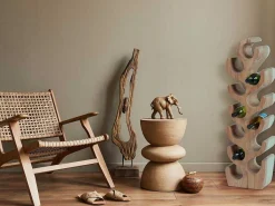 Flessenrek Van Suarhout - 12 Flessen - B28 X D19 X H100 Cm - Naturel - Guimaras-OZAIA Best