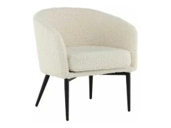 Fluffy Fauteuil Teddy Wit.-Venture Home Online