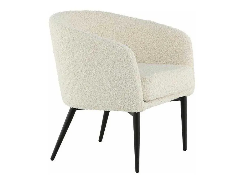 Fluffy Fauteuil Teddy Wit.-Venture Home Online