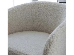 Fluffy Fauteuil Teddy Wit.-Venture Home Online