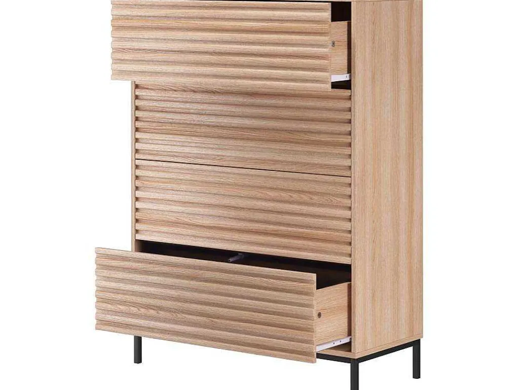G Commode 4 Laden Eiken-Loft24 Sale
