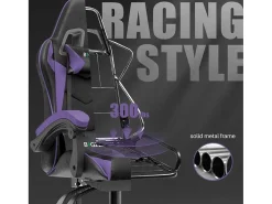 Gaming- En Bureaustoel Ergonomische Computerbureaustoel Met Hoofdsteun En Lumbale Ondersteuning-Vente-unique Discount