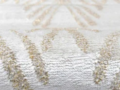 Gangtapijt Art-Decostijl Lysa - Polypropyleen - 80 X 200 Cm - Beige En Goudkleurig-OZAIA Outlet