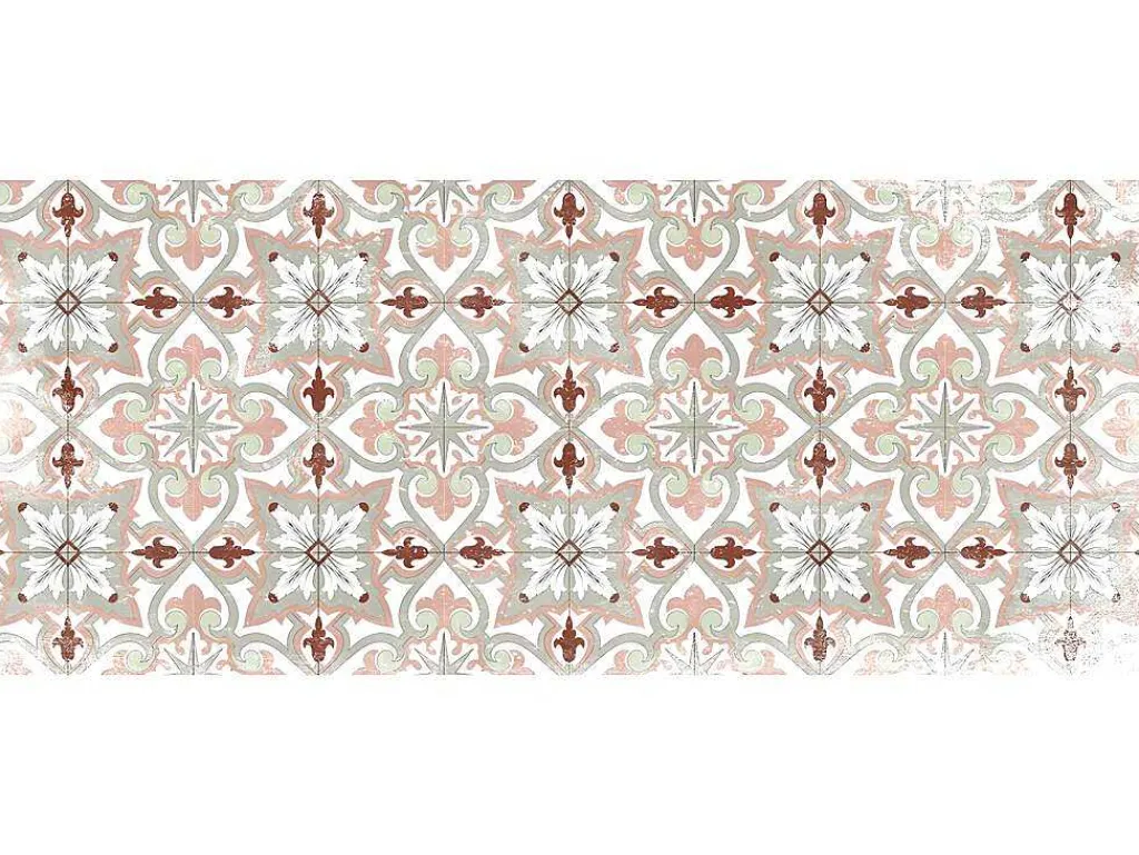 Gangtapijt Palma In Vinyl Met Tegeleffect- 66X160Cm - Multikleuren-OZAIA Online