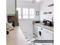 Gangtapijt Van Vinyl Met Vloertegeleffect Mosai - 66 X 160 Cm - Zwart En Wit-OZAIA Best