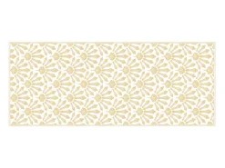 Gangtapijt Van Vinyl Met Art-Decostijl - 66 X 160 Cm - Beige En Wit - Duchessy-OZAIA Clearance