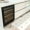 Gangtapijt Van Vinyl Met Art-Decostijl - 66 X 160 Cm - Wit En Goudkleurig - Caroza-OZAIA