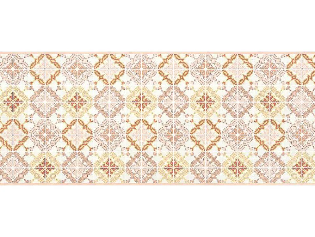 Gangtapijt Van Vinyl Met Cementtegeleffect - 66 X 160 Cm - Oranje En Roze - Eloza-OZAIA Outlet